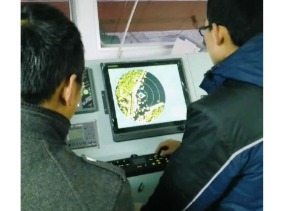 SIMRAD雷達安裝與調試現場